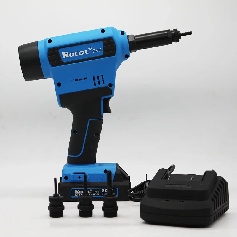 RL-860 20V Battery Hot Electric Pop Rivet Nut Tool Gun Huck M3-M10