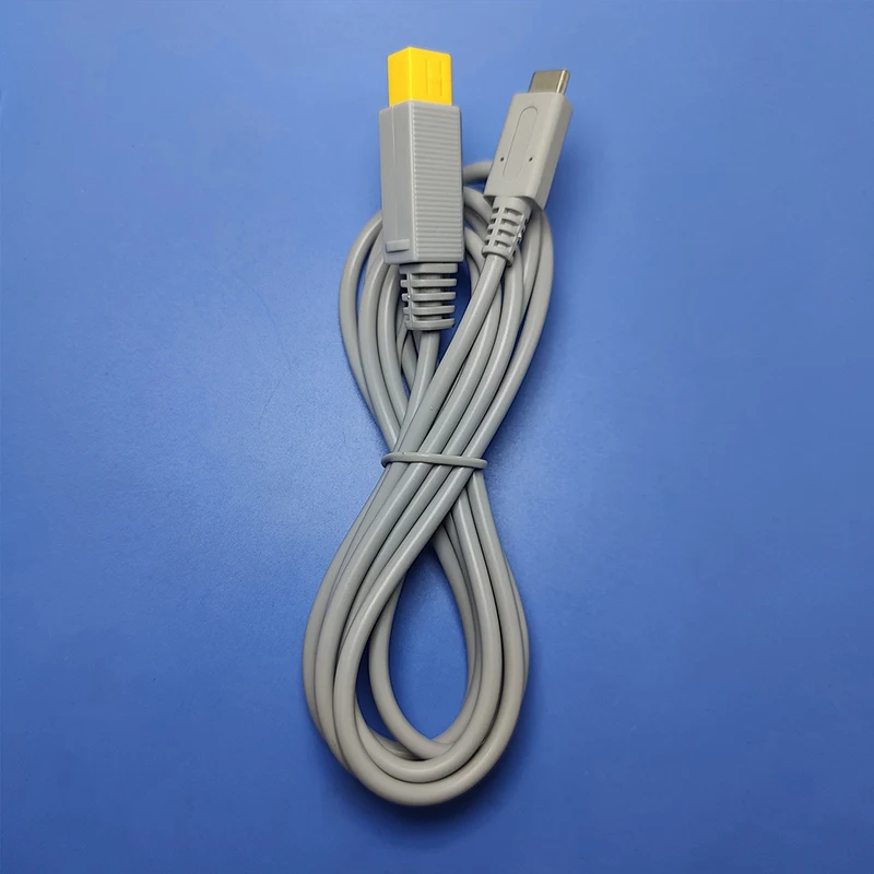 1 Buah Kabel Abu-abu 2M untuk WII untuk WII U Host PD Kabel Daya Kabel Pengisi Daya Aksesori Perbaikan