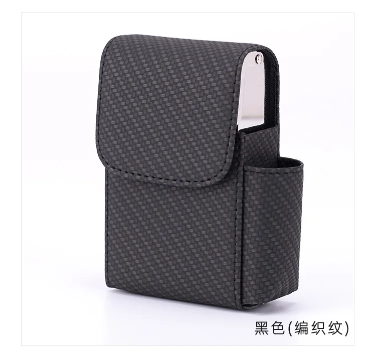 Tasche Leder Zigarettenetui Feuerzeug Tasche Box Lagerung Organizer Rauchen Werkzeuge Zubehör wasserdicht Zigarre Mann Geburtstagsgeschenk – Detail 9