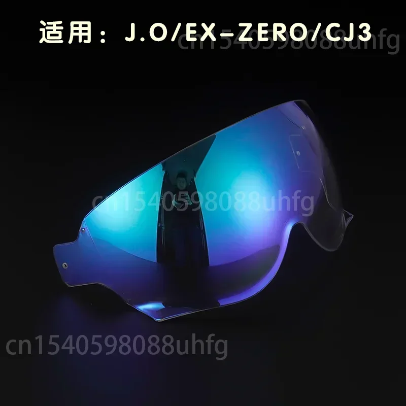 JO EX-ZERO الخوذ قناع دراجة نارية خوذة عدسة قناع نظارات نصف خوذة الرجعية خوذة عدسة ل SHOEI JO/EX-ZERO CJ-3