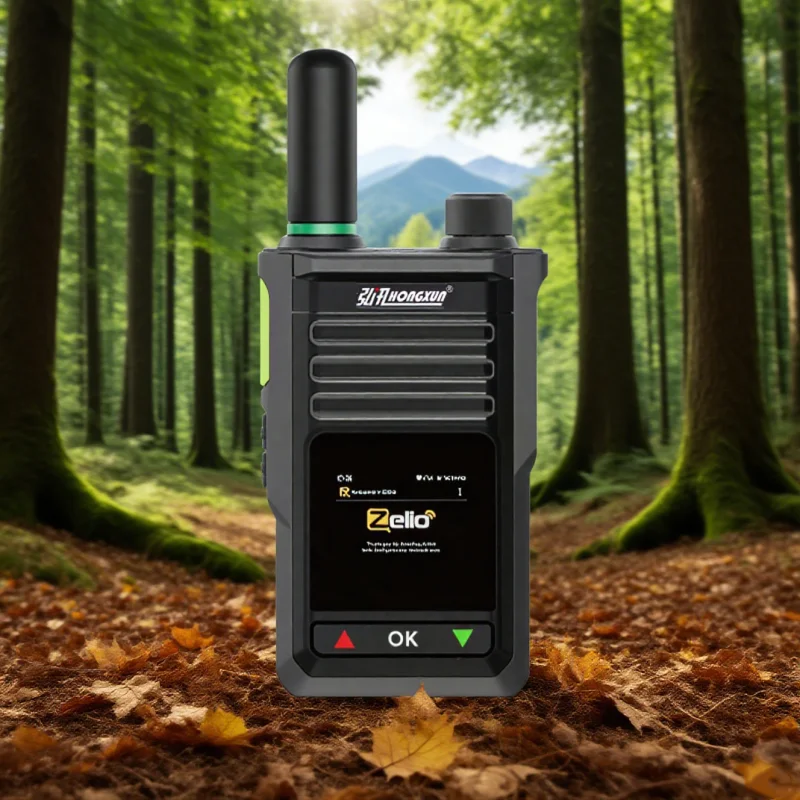 ZELLO Walkie Talkie HX-T38 5000KM Bluetooth GPS SOS IPX68 Pantalla LCD Enlace inalámbrico Antiinterferencias