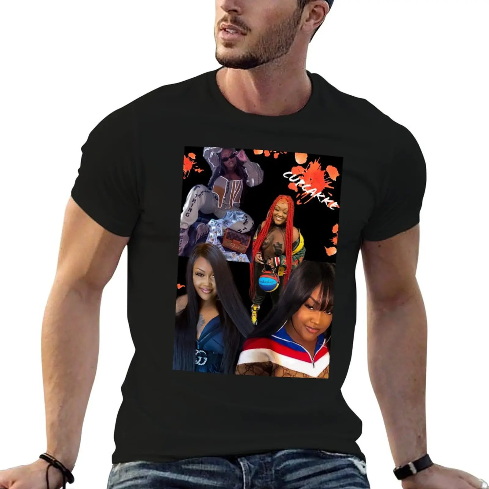 

cupcaKKe merch T-Shirt anime t shirts for man t shirts for man slim fit man graphic t shirt T-Shirt