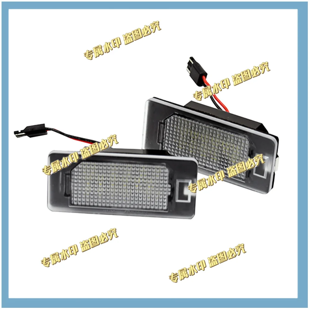 For Fiat 500X 2016-2023(USA) 2Pcs/Set Car LED License Plate Light Built-in Canbus For Fiat 500X 2014-2019(Europe)