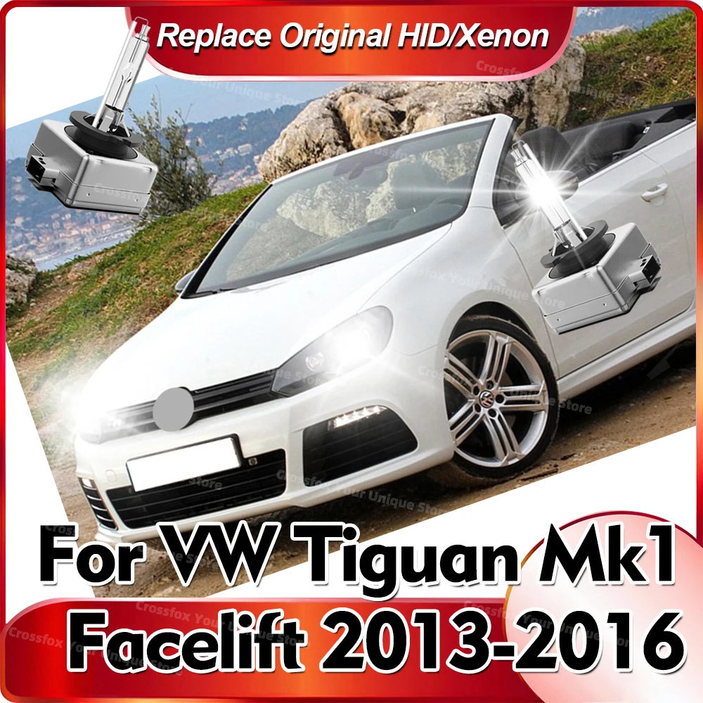 

2Pcs HID Xenon Headlight D3S D3 6000K 8000K 10000K For VW Tiguan Mk1 Facelift 2013 2014 2015 2016 Auto Head Lamp Bulbs 35W DC12V