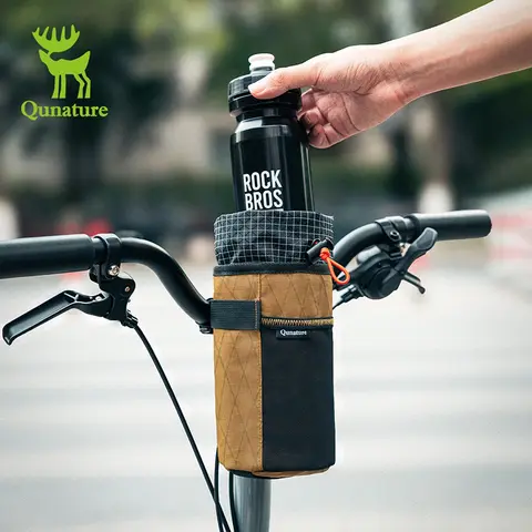 Qunature 자전거 가방 물병 가방 앞 가방 핸들 바 가방 휴대용 스토리지 MTB 도로 사이클링 액세서리