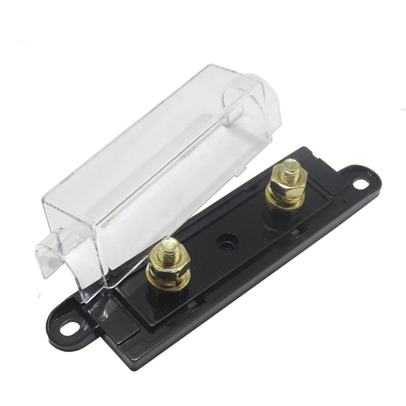 【1Set】Fuse Holders Fusible Link with fuse 30A 40A 50A 60A 70A 80A 100A 120-350A 375A 400A 450A 500A AMP ANL  Holder Bolt-on Fuse