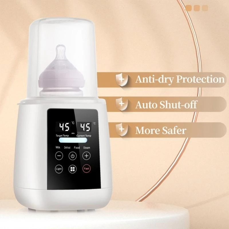 

J15U Automatic Shut Off Baby Bottle Warmer BPAFree Warmer&Defrost Hassle & Reliable Heating Solution for Mother