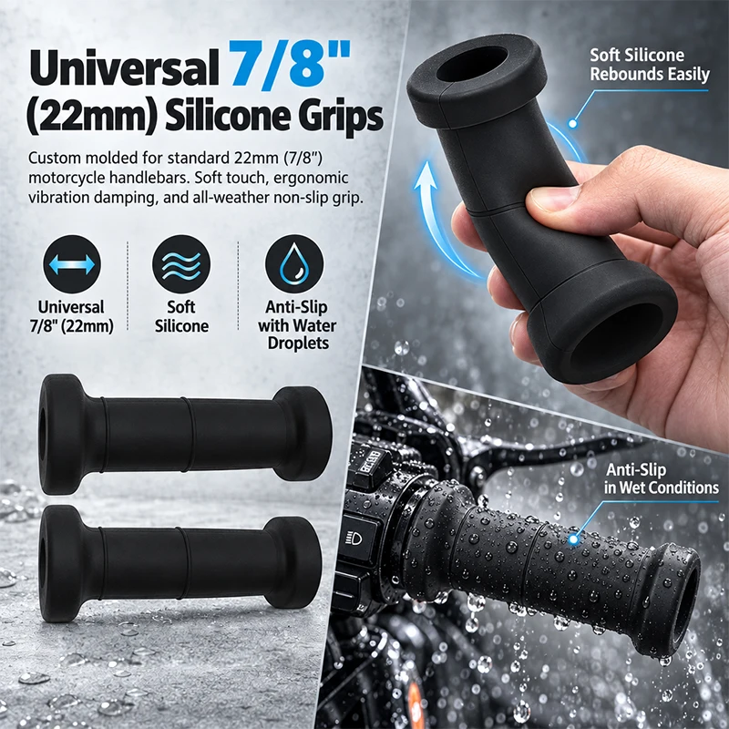 22 24MM Motorcycle Handlebar Grips For HONDA CB500X CB400X CB 400F 500F NX400 NX500 NX750 NX190 NX200 VFR1200X CRF250L CRF300L