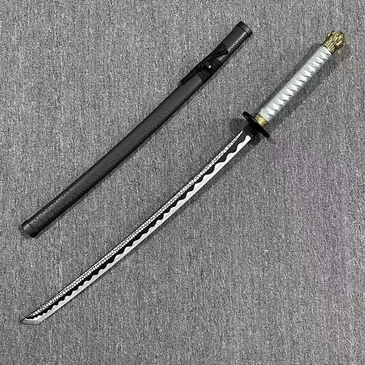 

40inch Elden Katana Anime Cosplay Prop Moon Sword Blade Wooden Ninja Knife Real Size Japanese Katana Original Samurai Sabre Toy