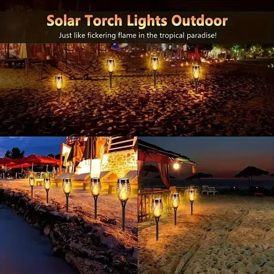 1-12 Stück 12LED Solar-Fackell – Fire Torch Solar Bewertung und Preis