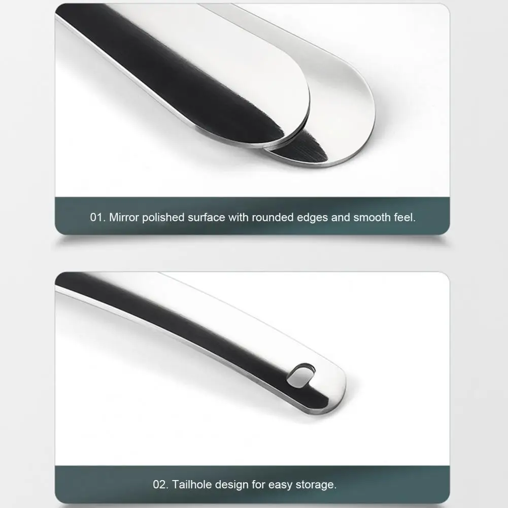 Shoehorn Mobility Issues Metal Shoe Horn Long Handle for Seniors Ergonomic Non-deformation Shoe Horn for Boots Extra for Kids