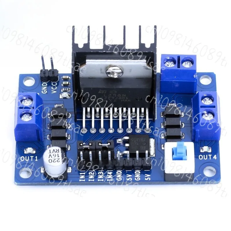 l298n-デュアル-dc-モータードライバーモジュール-arduino-stm32-用、33v-5v-対応、h-ブリッジ制御ボード