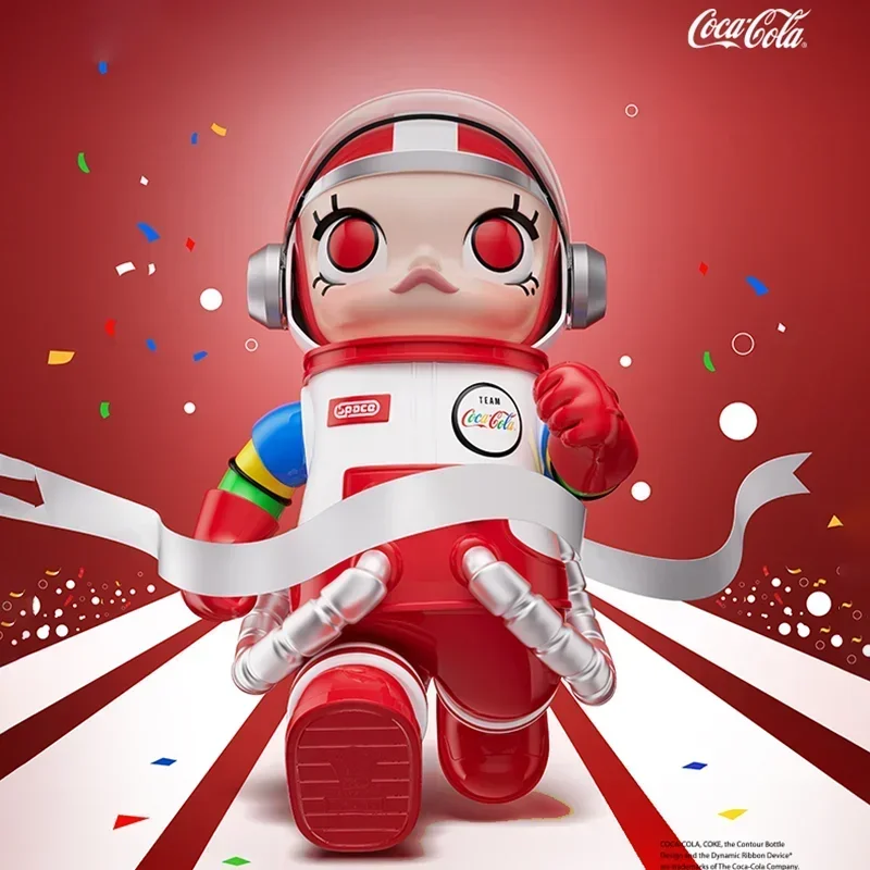 Genuine Mega Space Molly 400% Coca Cola 3.0 Serise Action Figure Figurine Cute Cartoon Model Collectible Decor Toy Surprise Gift