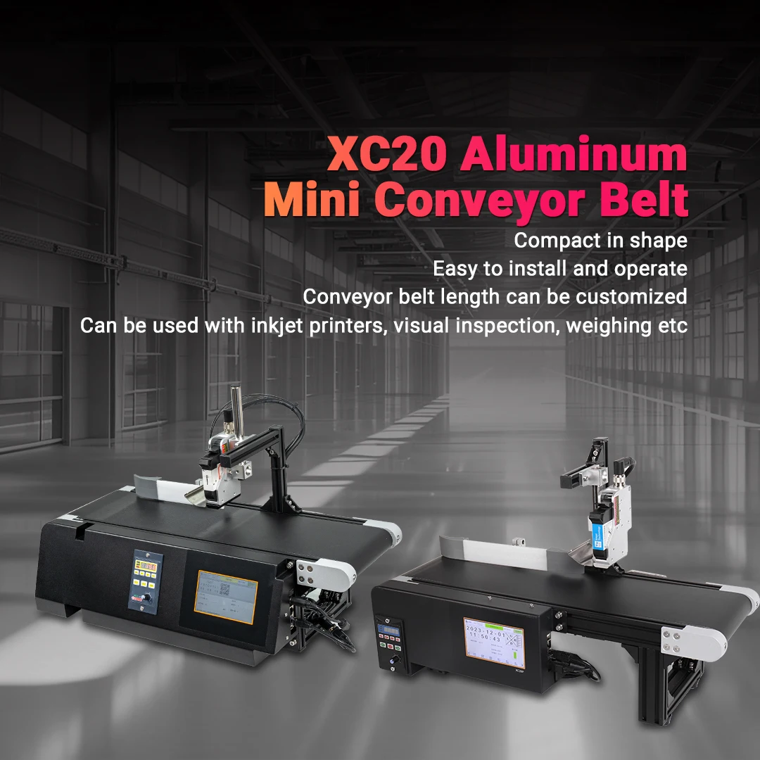 Portable Conveyor Belt Docod OEM/ODM XC20P Small Tij Industrial Batch Coding Machine for Logo Date