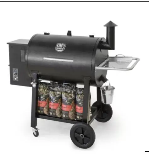 Fashion Modern Removable with Digital WIFI or  Controllers Pellet  BBQ Grills with Wheels Barbecue Grills