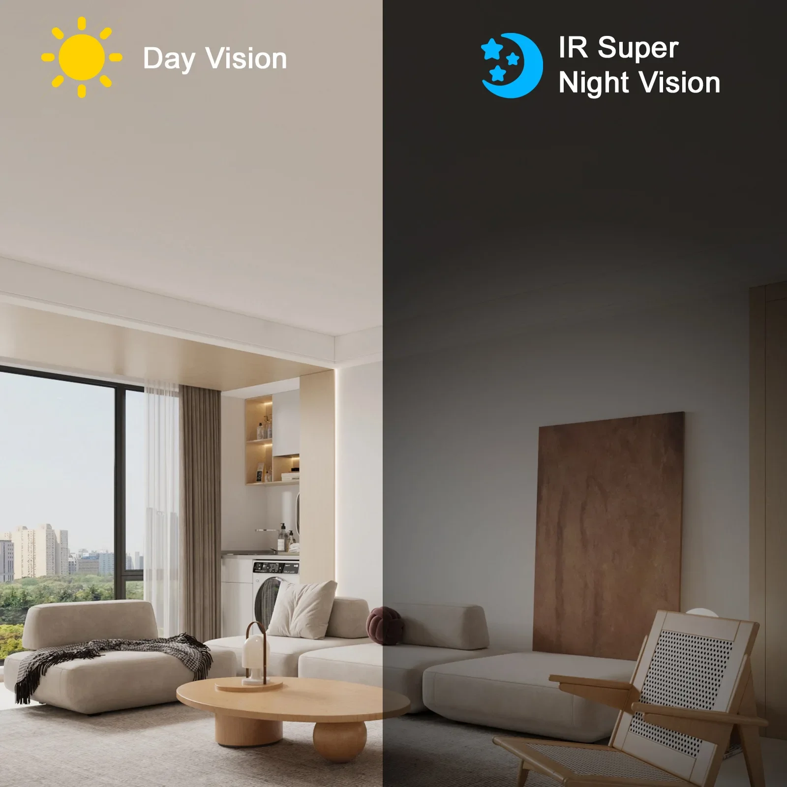 Kamera Mini Budzik 1080P HD Bezprzewodowa Wifi APP IR Noktowizor 130 °   Rejestrator bezpieczeństwa z detekcją ruchu Monitor nadzoru