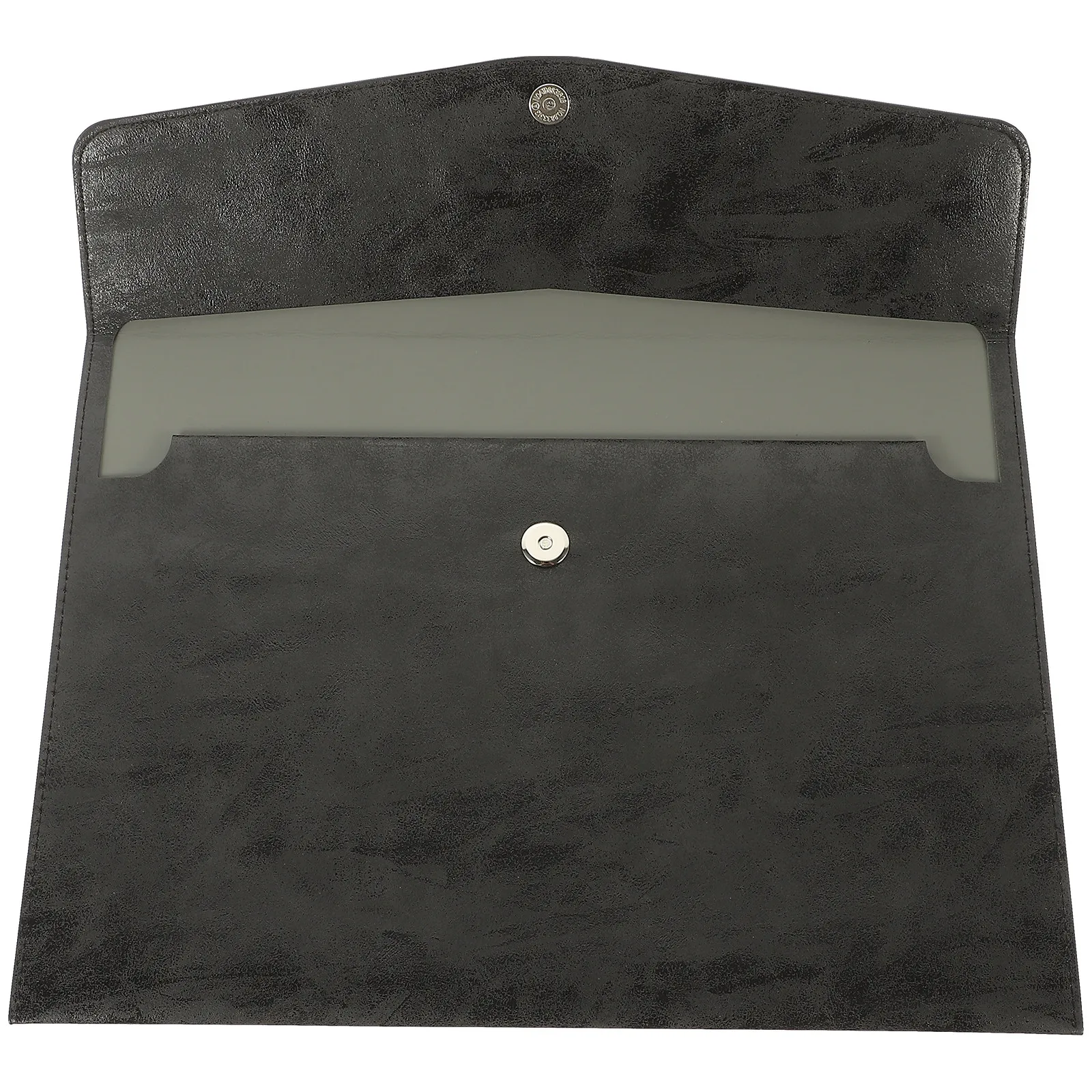 

Snap Closure A4 Document Holder PU File Storage Folder Organizer for Office Business School Documents Filing System