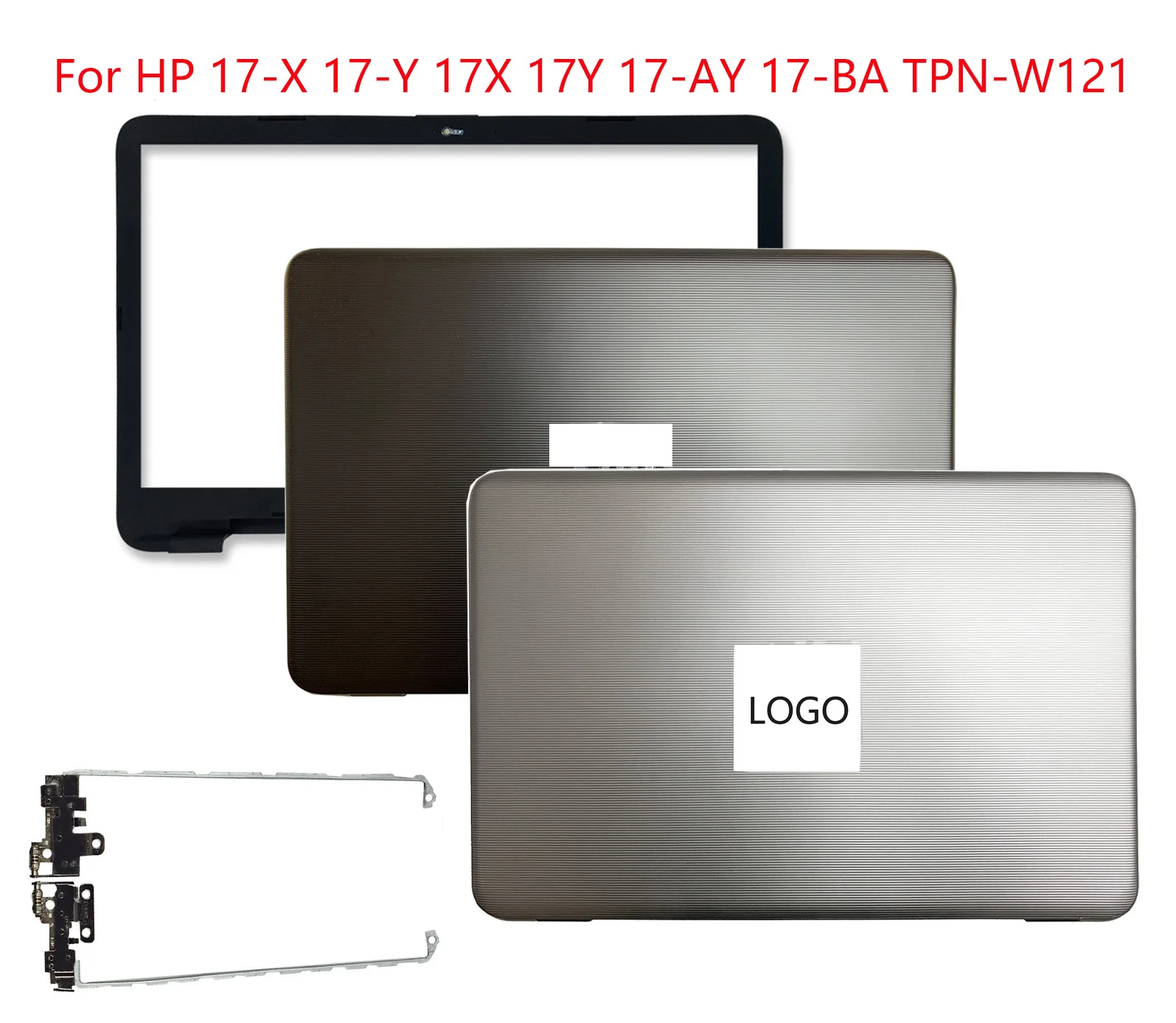 tampa traseira do lcd do portatil moldura dianteira dobradicas para hp 17 x 17 y 17x 17y 17 ay 17 ba tpn w121 270 g5 856591001 856592 001 856585 0 novo 01