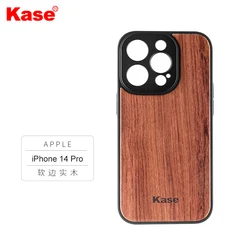 Kase Wooden Phone Lens Case Holder with 17mm Thread Mount for iPhone 14 Plus Pro Max for All Phone Lens with 17mm Thread