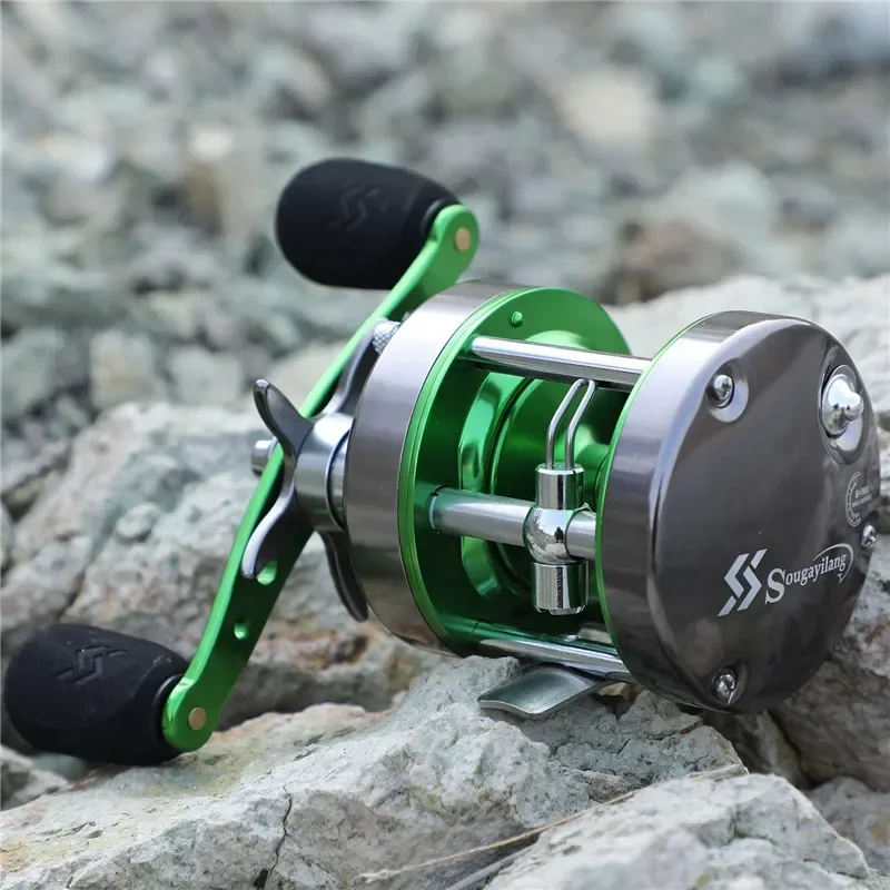 Sougayilang Fishing Slow Jigging Reel Saltwater High Speed 5.3:1 Trolling Boat Fishing Reel Jigging Sea Left/Right Hand Pesca