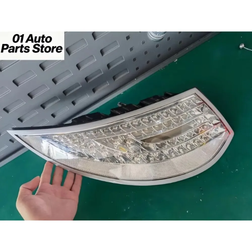 A Set Transparent Taillights Handmade For Porsche 997.2 LED Black Tail Light Clear Modified Taillights