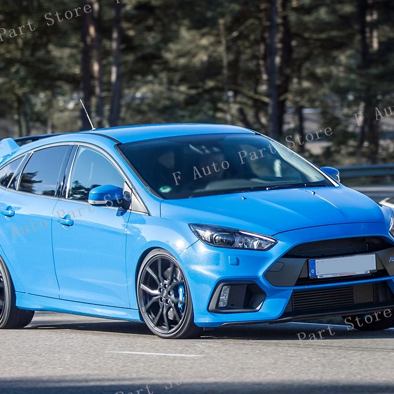 For Ford Focus RS 2015 2016 2017 2018 Car Front Bumper Fog Light Lamp Frame Trim Cover Cap Hood Foglight Foglamp