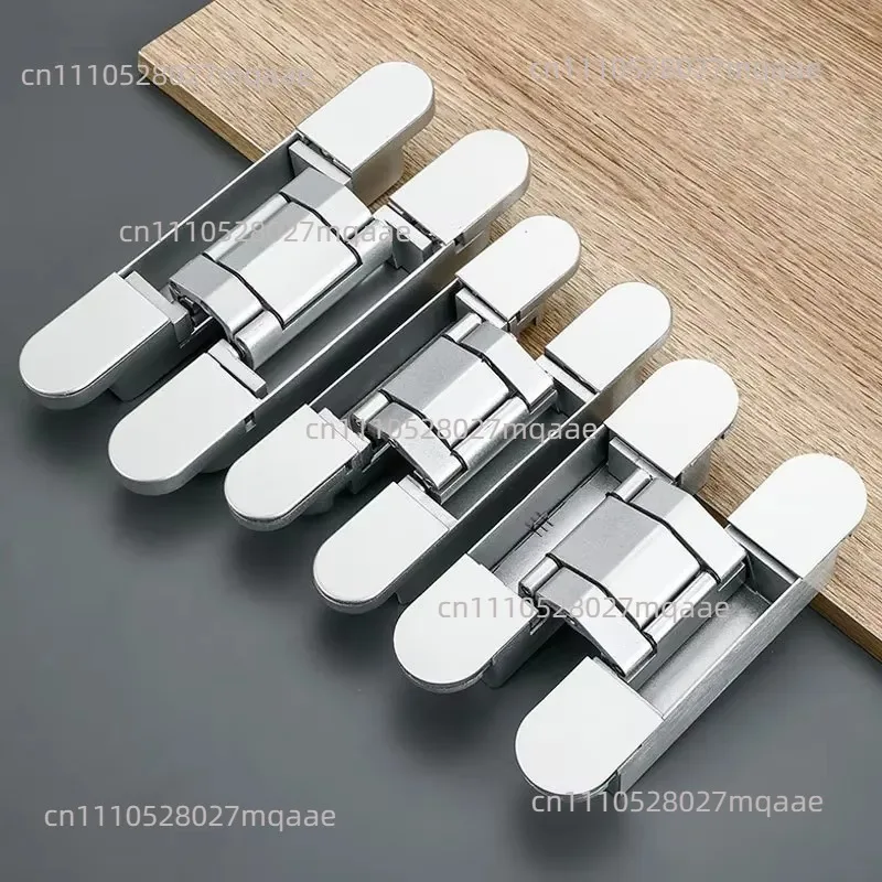 Suitable for 3D Adjustable Concealed Hinges, Zinc Alloy Cross Silent H-shaped Hinges, High Load-bearing Concealed Door Hinges