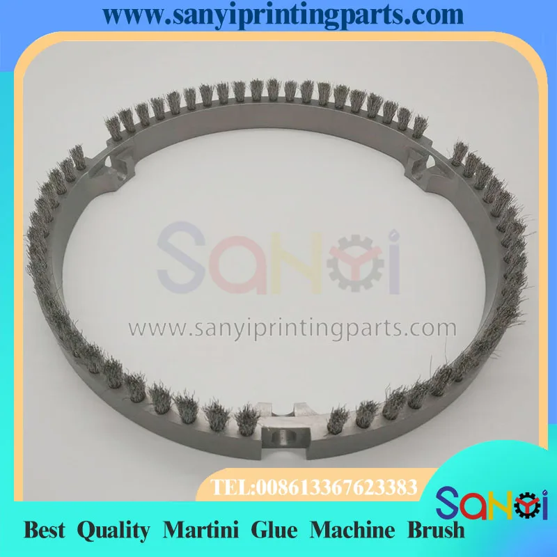 Best Quality Wire Brush Aluminum Martini Binding Machine Round Brush