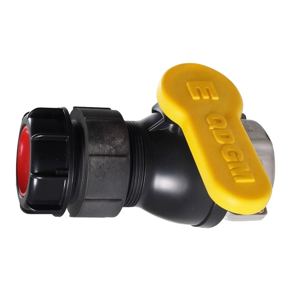 62mm Coarse Thread Ball Valve Adapter Supporting For IBC Tank Drainage and Compatible with Standard Containers