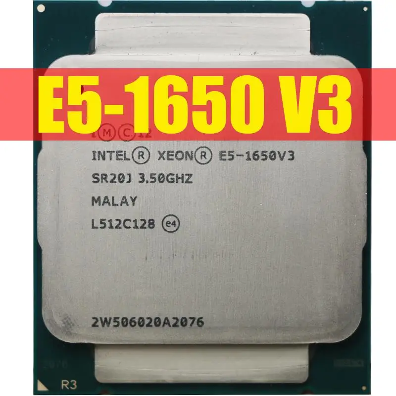 

Top Intel Xeon E5 1650 V3 3.5GHz 6 Core 15Mb Cache LGA2011-3 CPU E5 1650-V3 Processor E5 1650V3 CPU