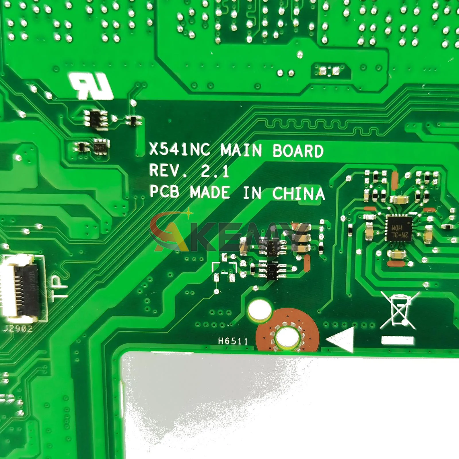 X541NC اللوحة الأم للكمبيوتر المحمول ASUS VivoBook X541NC R541N A541N X541N F541N X541NA A541N اللوحة الرئيسية للكمبيوتر المحمول مع وحدة المعالجة المركزية سيليرون stk