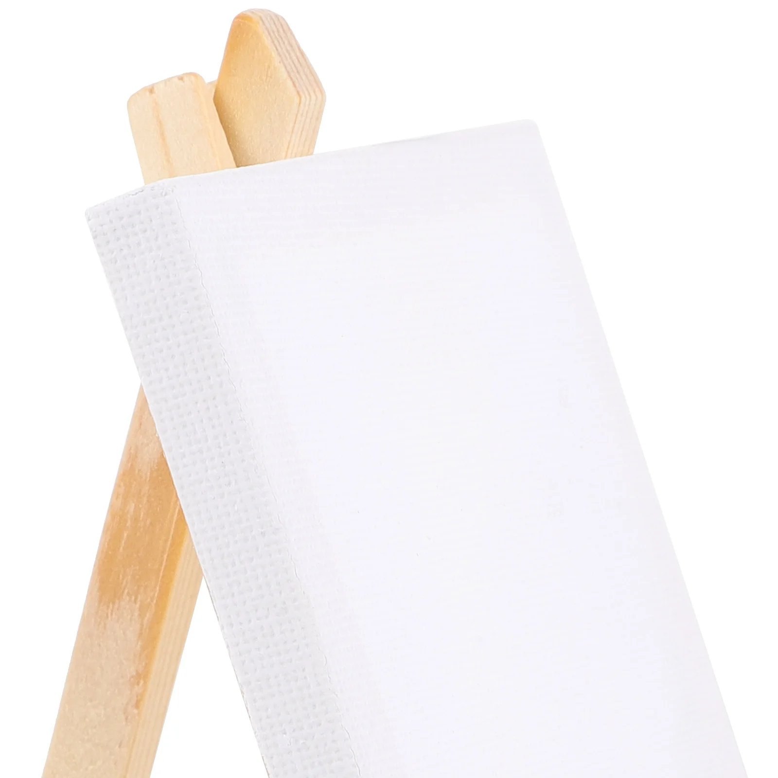 

2 Sets Easel Mini Canvases Small for Painting Miniature Stand Wooden Easels
