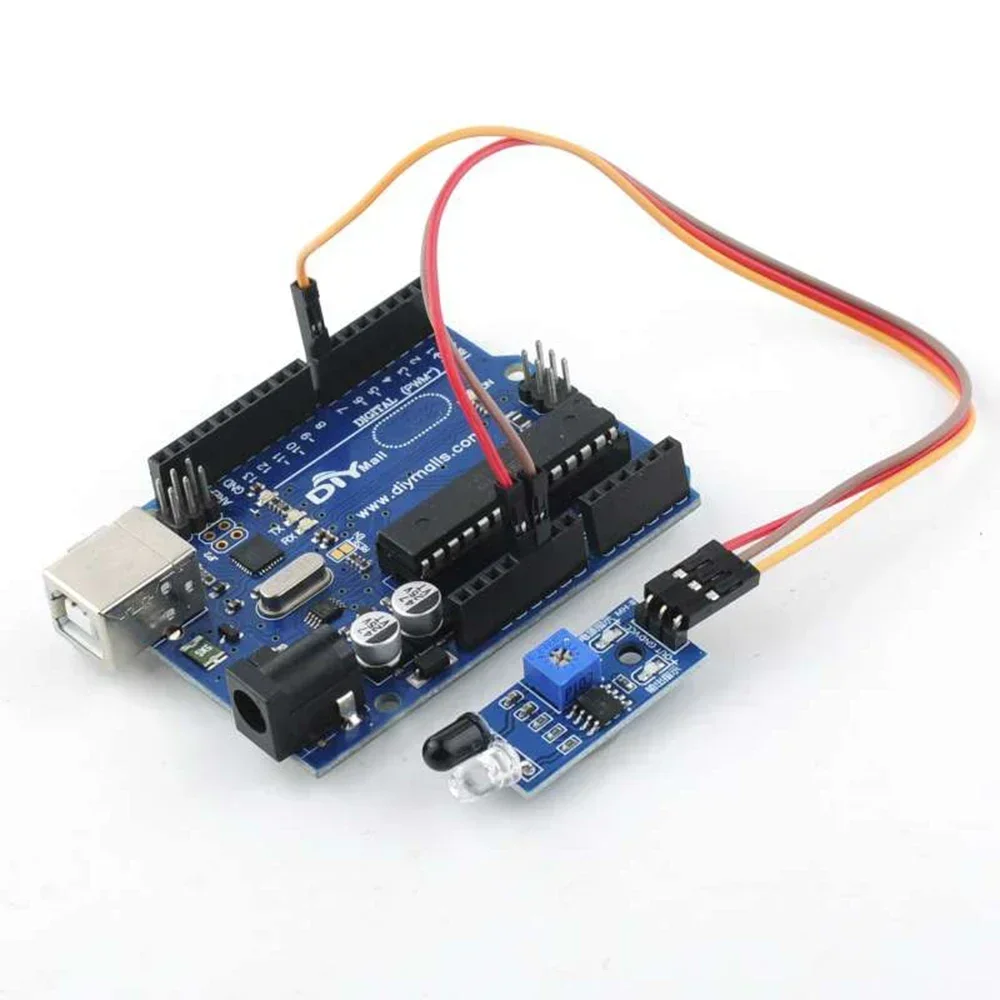 10PCS IR Infrared Obstacle Avoidance Sensor Module for Arduino Smart Car Robot 3-Wire Reflective Photoelectric Detection Sensor