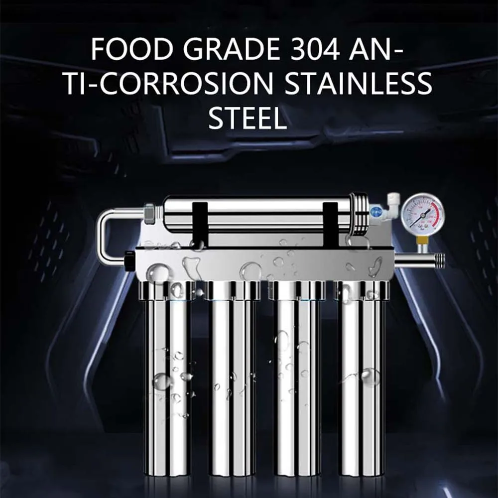 Пятиступенчатый ультрафильтрационный очиститель воды, кухонный фильтр для прямой питьевой воды, фильтр из нержавеющей стали Agua