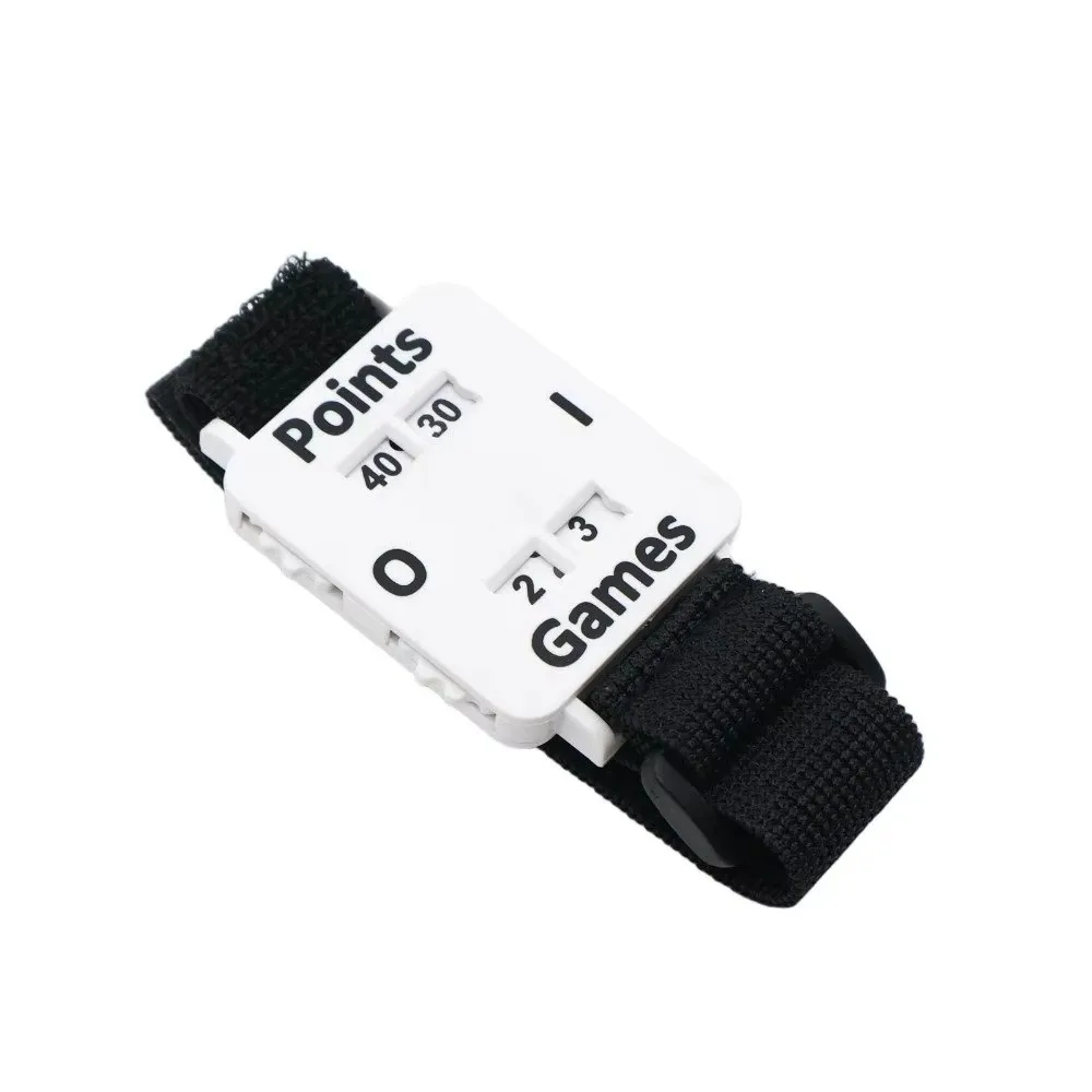 

Adjustable Tennis Score Keeper Clear Display Lightweight Wristband Scorer No Memory Loss Instant Score Tracker