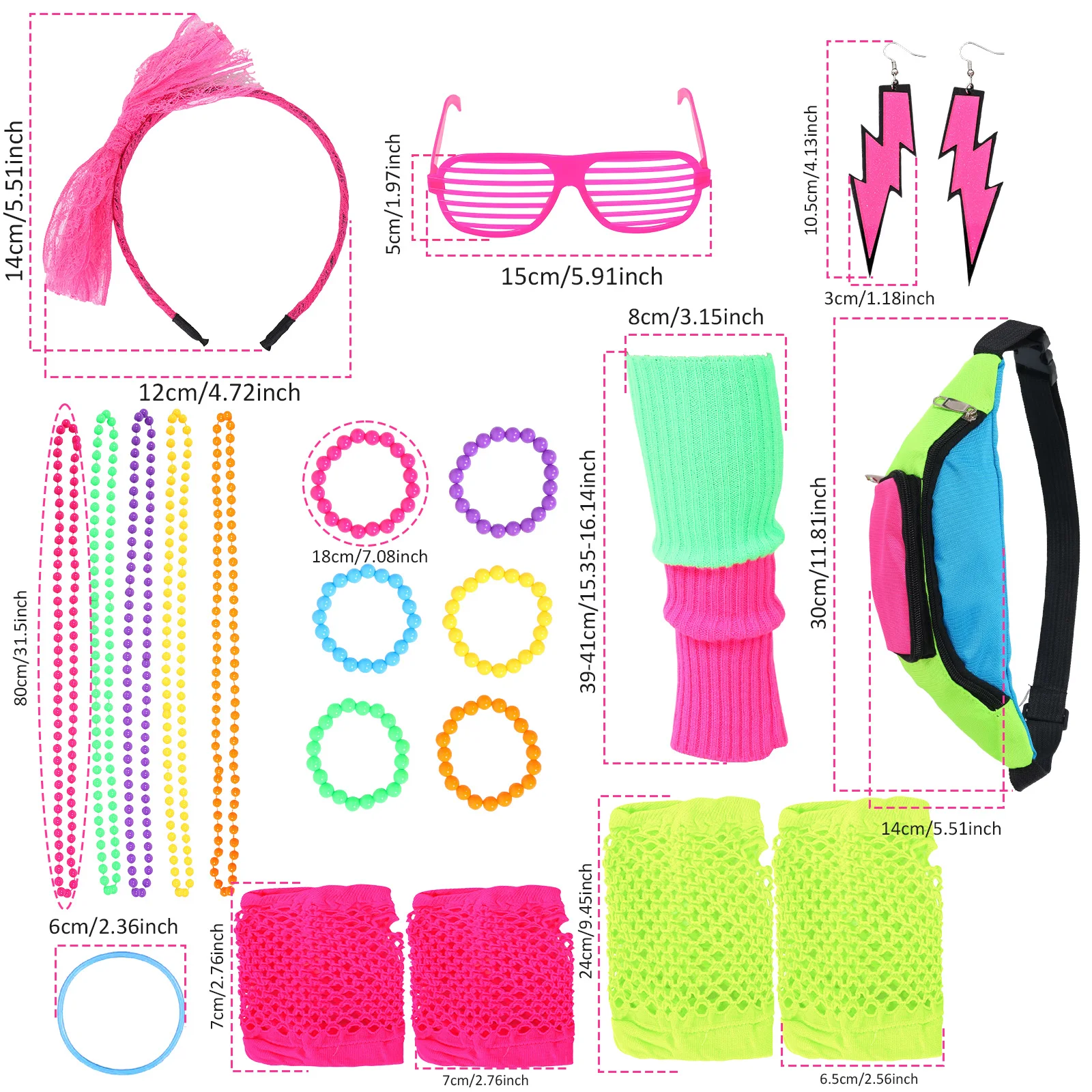 80s Themed Party Women Costume - огляд і ціна Women'S Accessories In The 80S