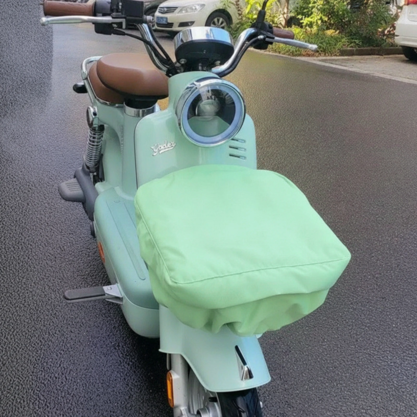 Electric Bike Basket Cover Secure Scooter Basket Cover Long-Lasting Low-Profile for Commuters, Daily Riding, Outdoor Storage