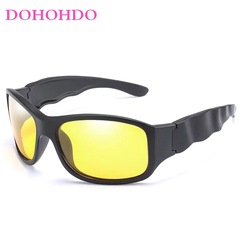 New Polarized Driving Sun Glasses Men Women Big Size Steampunk Retro Sunglasses Wave Square Frame Vintage Protection 100% UV400 image 5