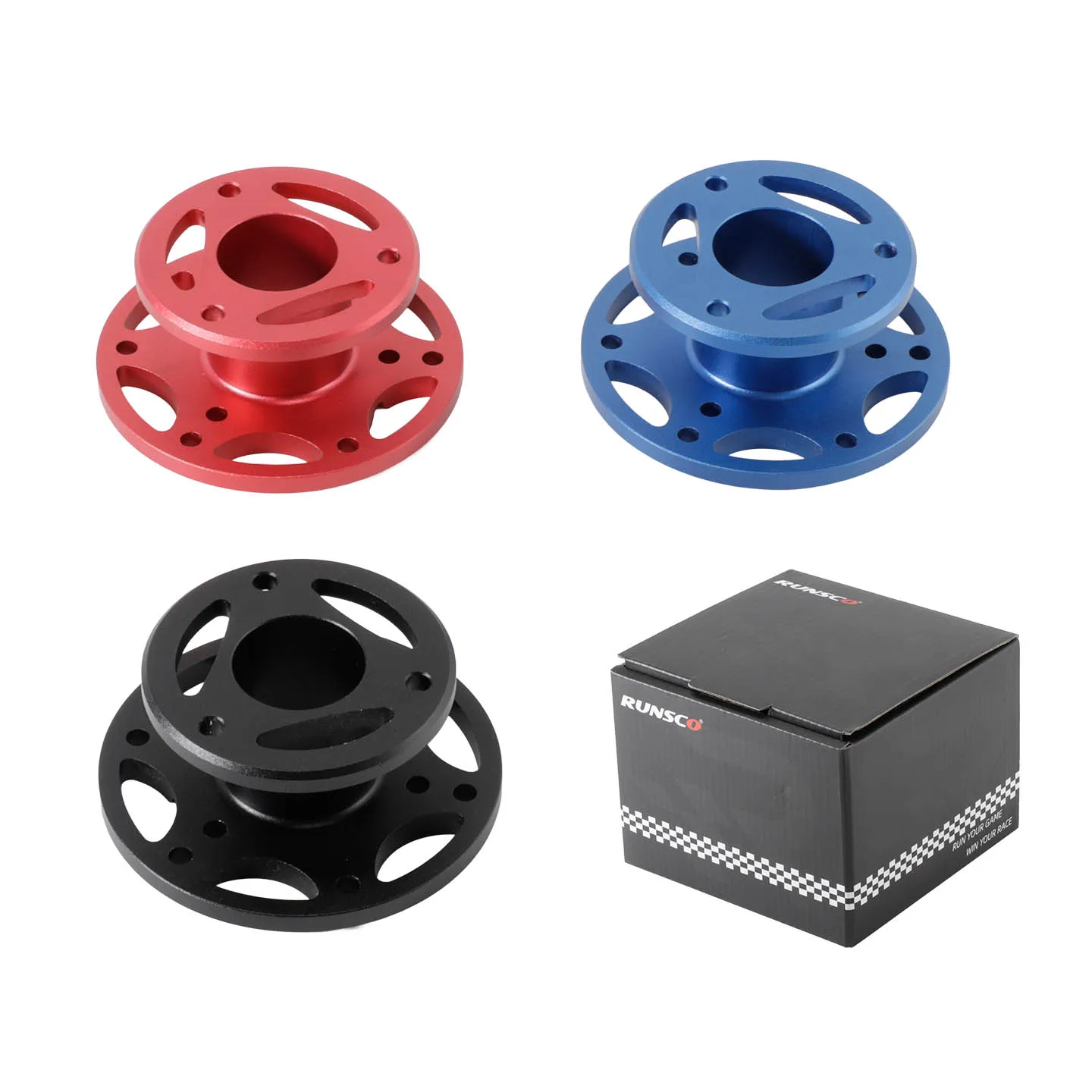 PCD 50mm to 70mm Universal Steering Wheel Adapter Spacer Hub Sim Racing Car Modification Accessory