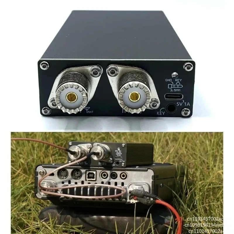 AT-100M Pro 100W 1.8MHz-30MHz ATU-100 ATU-100M for  QRP Antenna Tuner Morse Code   Power Meter  For HF Radio 1pcs