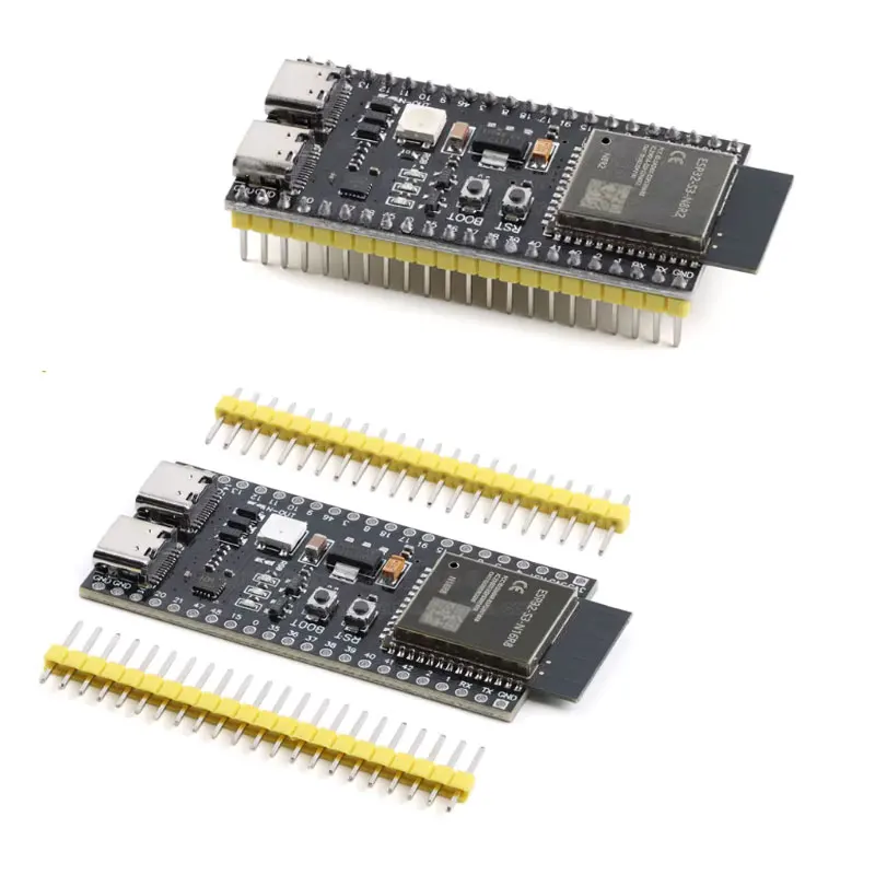 

ESP32 / ESP32-C3 / ESP32-S3 Dual Type-C Development Board Core Board N8R2 N8R8 N16R8With antenna port