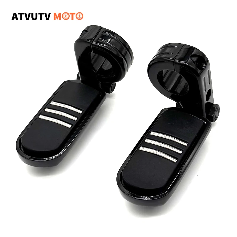 

1-1/4" 32mm Engine Guard Highway Foot Pegs Motorcycle Footrest For Harley Touring Sportster 883 Road King Street Glide HONDA