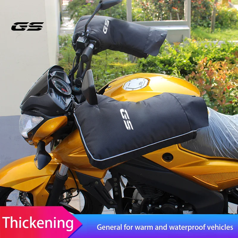 For BMW R1200GS R1250GS R 1200GS R1250 GS R 1250 LC ADV Motorcycle Grip Handle Bar Muff Rainproof Riding Winter Warmer Gloves