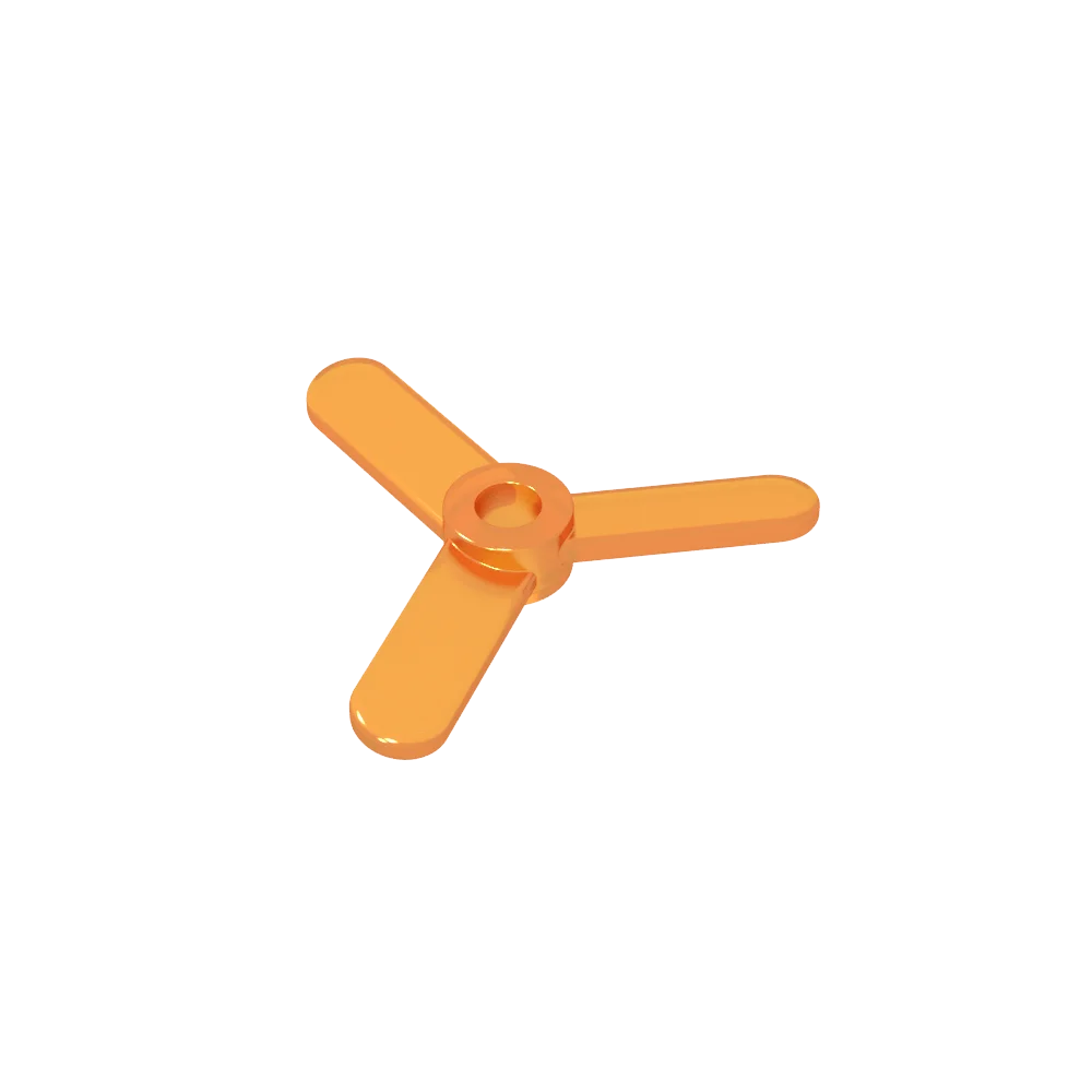 Three Bladed Propeller Small Propellers Single Axis GB 2034 Accessories Compatible with LEGO 2421 Building Block Particle Parts view 6