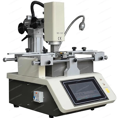 

WDS-520 BGA Rework Station SMT Hot Air Infrared Soldering Repair Tools 3 Temperature Area Touch Screen IC Chip Welding Equipment