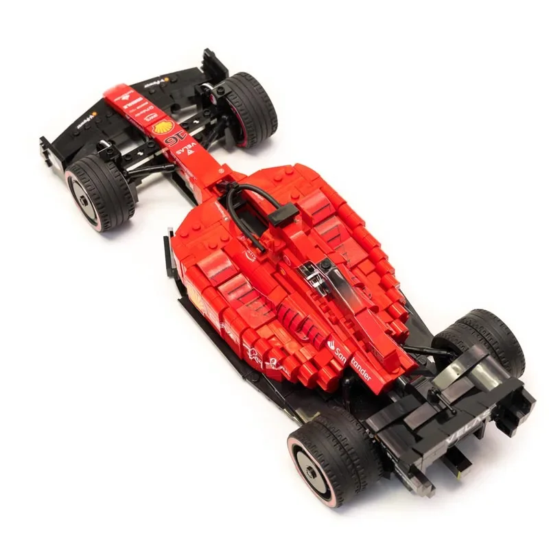 New MOC-143121  F1-75 Team Stake 1:15 scale Formula 1 Race Car Model Buiding Kit Creators Block Bricks Kids Toys Birthday Gifts