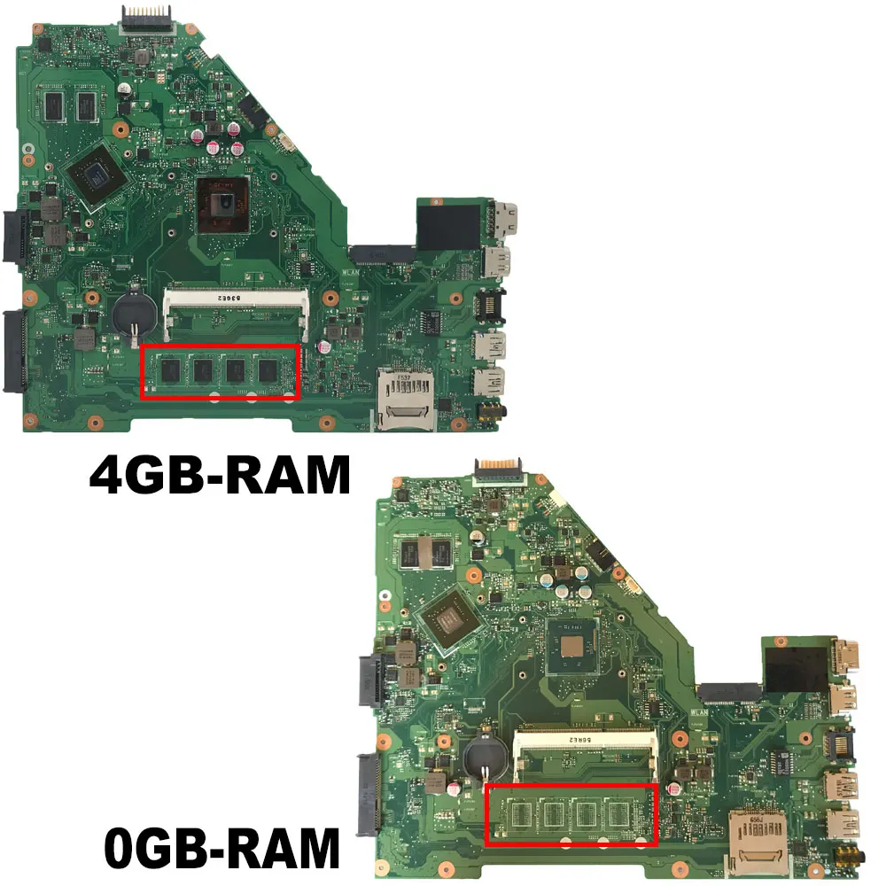 X550MD Mainboard for ASUS X550MJ X552M X550M X552MD X552MJ Laptop motherboard 4GB/0G-RAM N2930 N2940 N3530 N3540 DDR3 Fully test