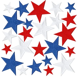 Five-pointed Star Emblem Clothing Accessories Badge Sticker Embroidered Embroidery Sticker Iron-on Patches