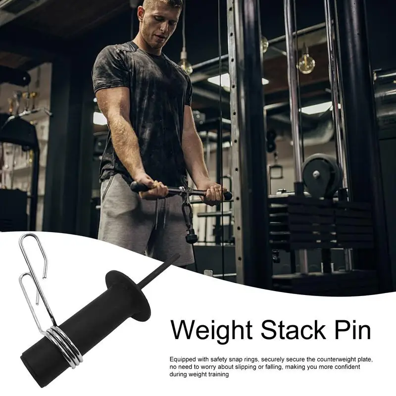 Weight Pin Replacement Barbell Weight Plate Pin With Spring Clip Home Gym Accessories Add Weight Based On The Weight Of The