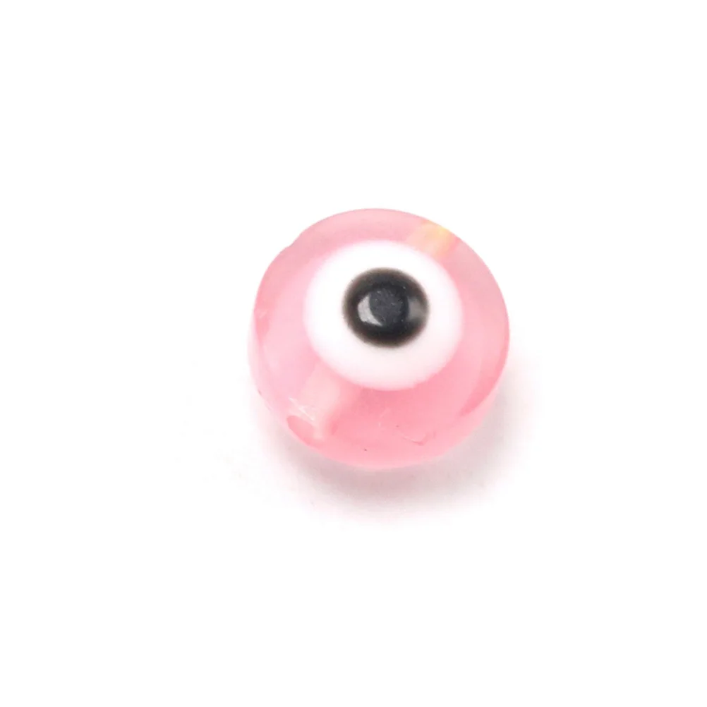 

100Pcs Eyeball Pendant Charm Plastic Resin DIY Jewelry Making Kit for Necklace Bracelet Earrings Crafts Plastic Pendant Charm